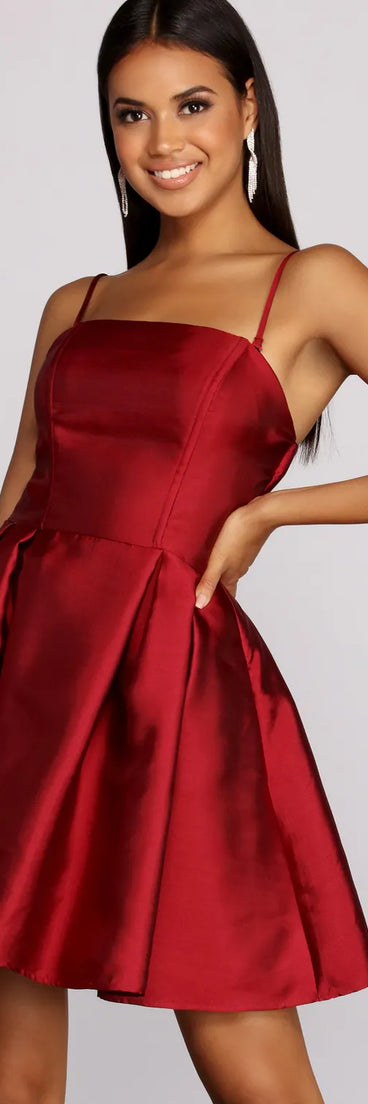 Vestido plisado Rebecca Party (Aftership)