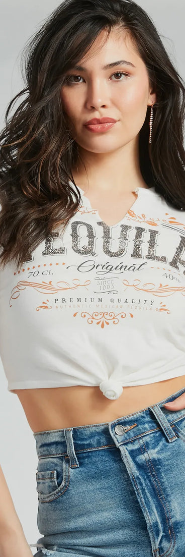 OG Tequila Crop Graphic Tee Éxito (Desarrollo)