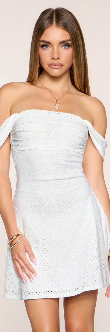 Minivestido con ojales Sweet Escape (Dev)